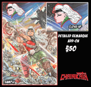 Chainkata #1 Buzz Exclusive Variant Detailed Remarque Add-On